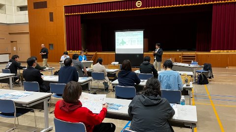 石狩市浜益地区で講演させていただきました